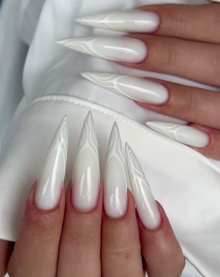 Hvit Stiletto